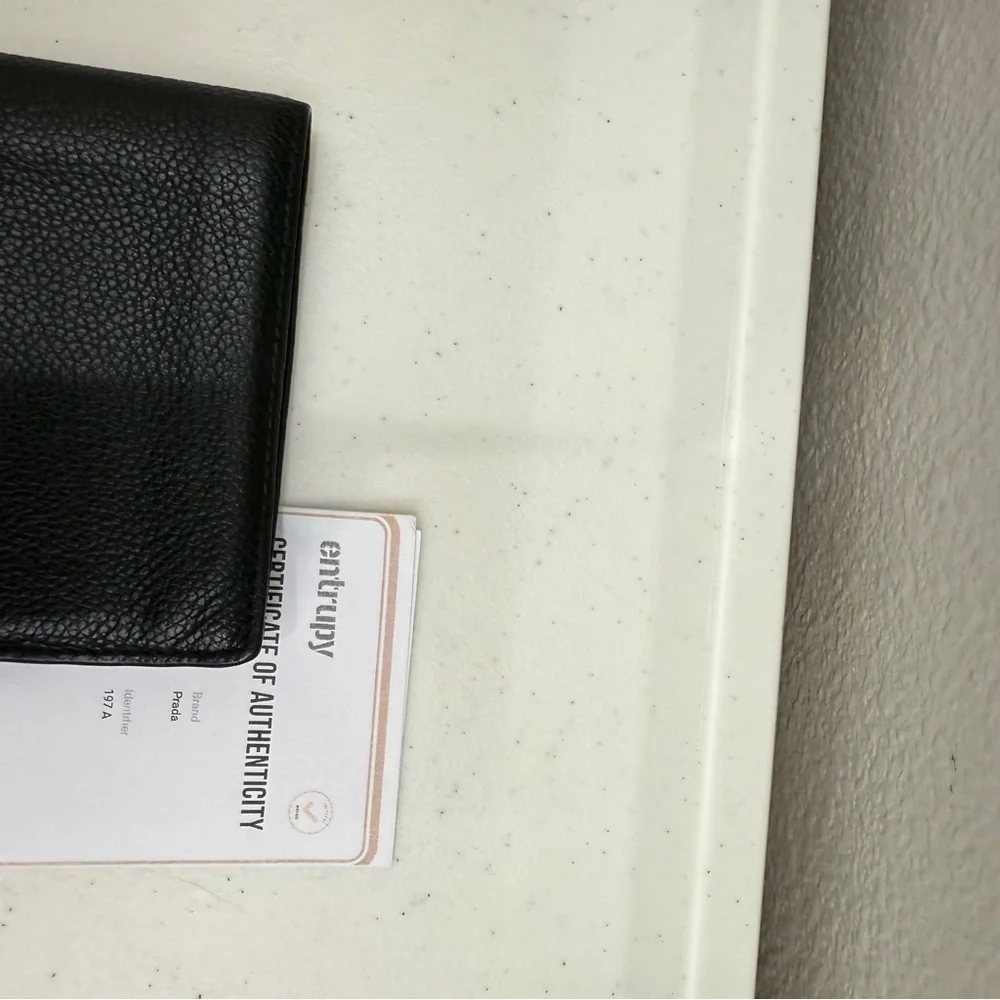 Prada black saffiano